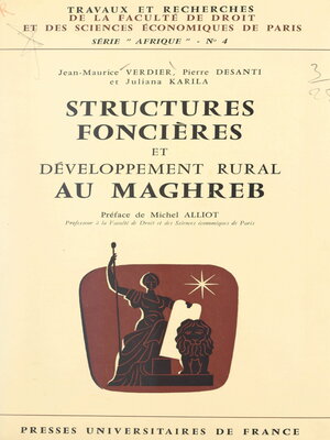 cover image of Structures foncières et développement rural au Maghreb